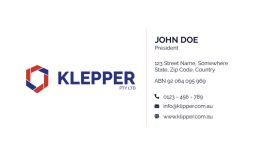 Klepper Business Card Card